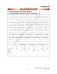 W9864G6JB-6 Datasheet Page 22