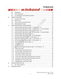 W9864G6JH-5 Datasheet Page 2