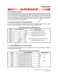 W9864G6JT-6 Datasheet Page 9