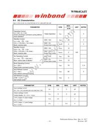 W9864G6JT-6 Datasheet Page 14