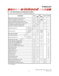 W9864G6JT-6 Datasheet Page 15