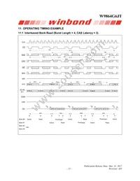 W9864G6JT-6 Datasheet Page 21