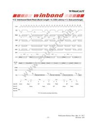 W9864G6JT-6 Datasheet Page 22