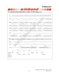 W9864G6JT-6 Datasheet Page 23