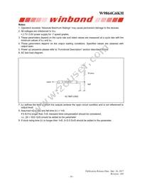 W9864G6KH-6I Datasheet Page 16