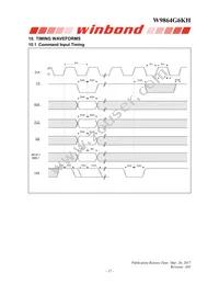 W9864G6KH-6I Datasheet Page 17