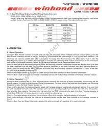 W987D2HBJX7E Datasheet Page 22