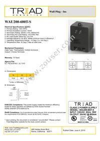 WAU200-600T-S Cover