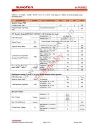 WAU8812RG TR Datasheet Page 8