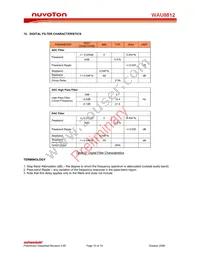 WAU8812RG TR Datasheet Page 10