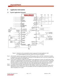 WAU8822YG Datasheet Page 11