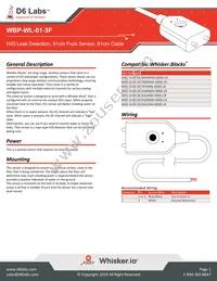 WBP-WL-01-3F Datasheet Cover