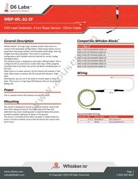 WBP-WL-02-3F Datasheet Cover