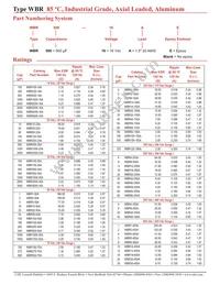WBR5000-16A Datasheet Page 2