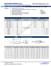 WCB5JB3K60 Datasheet Cover