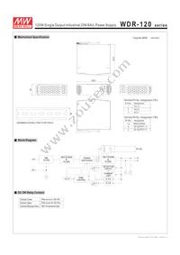 WDR-120-48 Datasheet Page 2