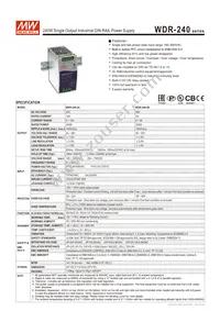 WDR-240-48 Datasheet Cover