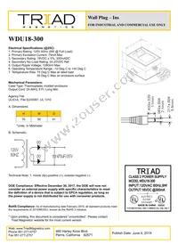 WDU18-300 Datasheet Cover