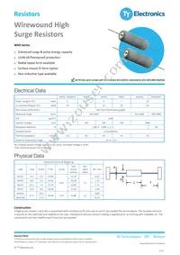 WHS5-47RJT075 Datasheet Cover