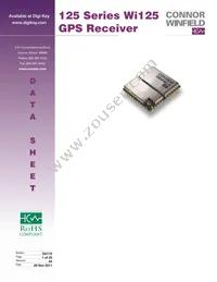 WI125 Datasheet Cover
