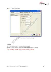 WIZ105SR Datasheet Page 20