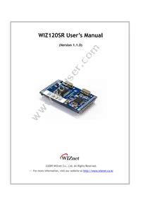 WIZ120SR Datasheet Cover