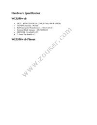 WIZ550WEB Datasheet Cover