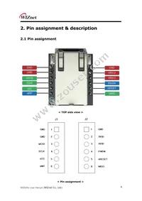 WIZ820IO Datasheet Page 4