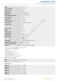 WL12-3P2431 Datasheet Page 3