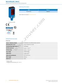 WL4-3F2130 Datasheet Page 2