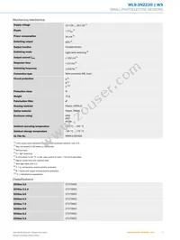 WL9-3N2230 Datasheet Page 3