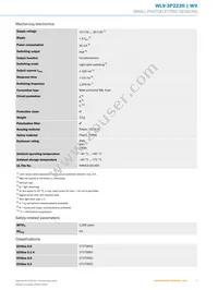 WL9-3P2230 Datasheet Page 3