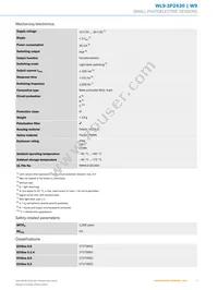 WL9-3P2430 Datasheet Page 3