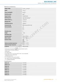 WL9-3P2432 Datasheet Page 3