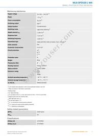 WL9-3P3430 Datasheet Page 3