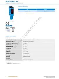 WL9G-3P2432 Datasheet Page 2