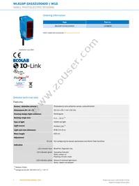 WLA16P-1H162100A00 Datasheet Page 2