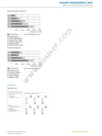 WLA16P-1H162100A00 Datasheet Page 9