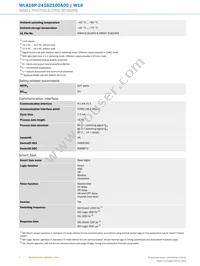 WLA16P-24162100A00 Datasheet Page 4