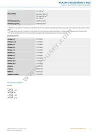 WLA16P-24162100A00 Datasheet Page 5