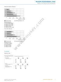 WLA16P-24162100A00 Datasheet Page 9