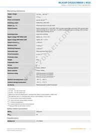 WLA16P-2416210BA00 Datasheet Page 3