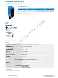 WLG16P-24162120A00 Datasheet Page 2