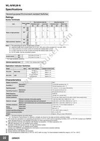 WLRGCA2-N Datasheet Page 22