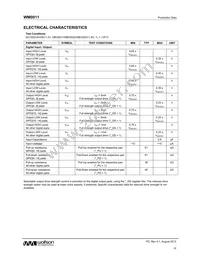 WM0011ECS/R Datasheet Page 15