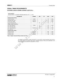 WM0011ECS/R Datasheet Page 17