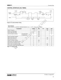 WM0011ECS/R Datasheet Page 22