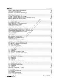 WM1811AECS/R Datasheet Page 4