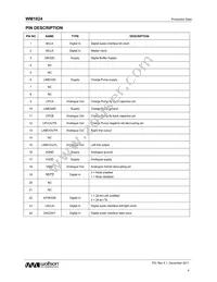 WM1824CGEFL/V Datasheet Page 4