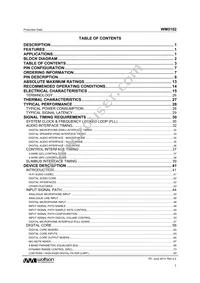 WM5102ECS/R Datasheet Page 3
